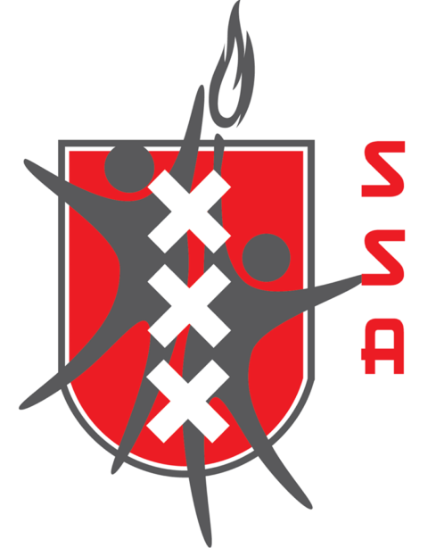 Het logo van Studenten Sport Amsterdam