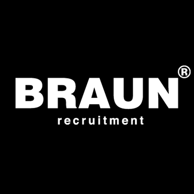 Het logo van Braun Recruitment